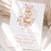 Bunny baby shower  招待状