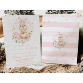 Bunny baby shower  招待状