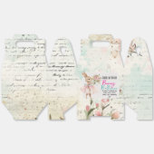 Bunny Ballerina Candy/Favor Box フェイバーボックス (見開き)