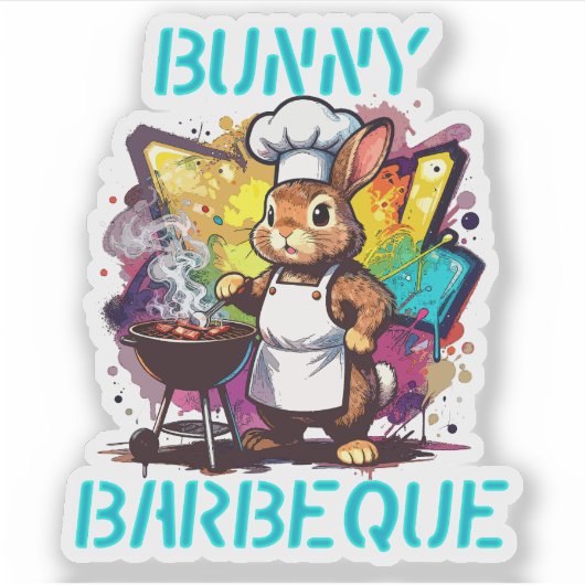 Bunny Barbeque シール (正面)