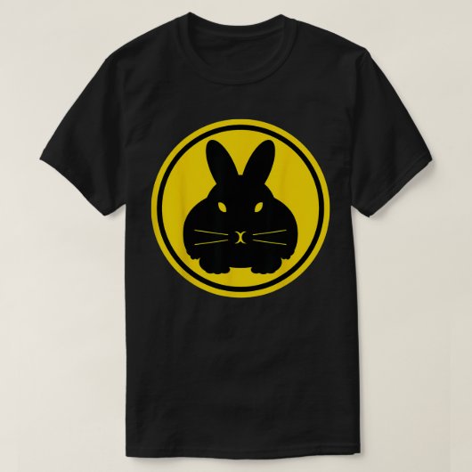 Bunny Beacon Rabbit Signal Circle  Tシャツ (デザイン正面)