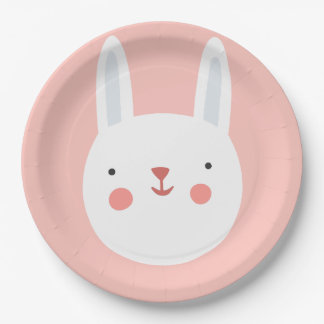 Bunny Birthday Kids Wall Decor  ペーパープレート