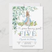 Bunny Birthday Party Invitation 招待状 (正面)