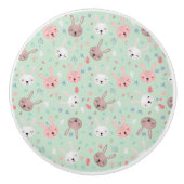 Bunny Bloom Garden Ceramic Knob セラミックノブ (正面)