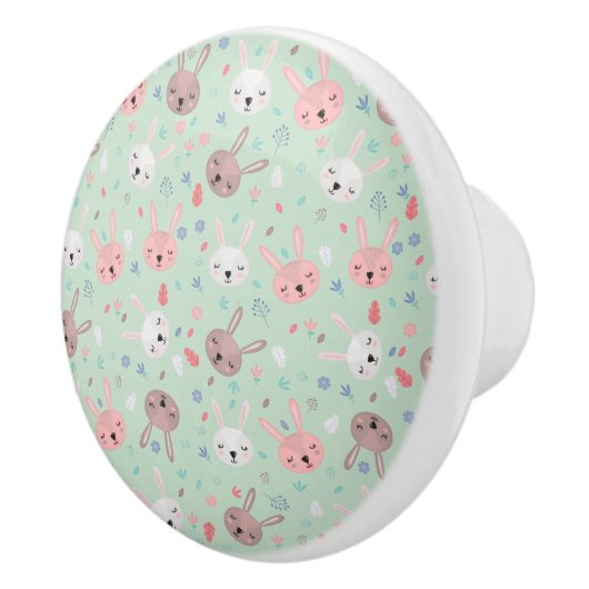 Bunny Bloom Garden Ceramic Knob セラミックノブ (右)