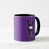 Bunny Bones – Gothic Easter Bunny - caneca マグカップ (正面右)