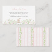 Bunny Book In Lieu, game 名刺 (正面/裏面)