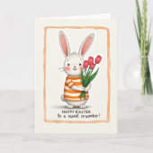 Bunny Bouquet Springtime Card カード (正面)