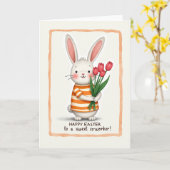 Bunny Bouquet Springtime Card カード (黄色い花)