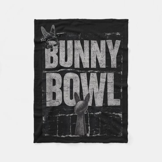 Bunny Bowl Funny Halftime Show 2026  フリースブランケット (正面)