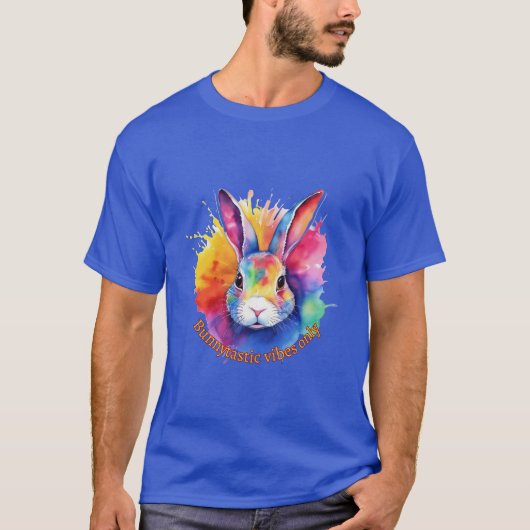 Bunny : Bunnytastic vibes only Y Tシャツ (正面)