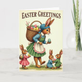 Bunny Celebration Scene Card カード (正面)