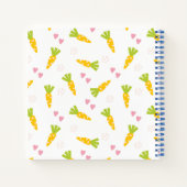 Bunny Chef パーソナライズされた Kids Cookbook （写真を追加） ノートブック (裏面)