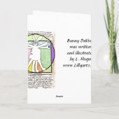 Bunny Da Vinci Greeting and Note Card カード (裏面)