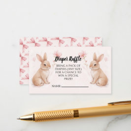 Bunny Diaper Raffle Card エンクロージャーカード