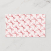 Bunny Diaper Raffle Card エンクロージャーカード (裏面)