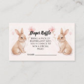 Bunny Diaper Raffle Card エンクロージャーカード (正面)