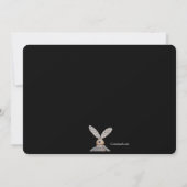 Bunny Earsフォトバースデーパーティー 招待状 (裏面)