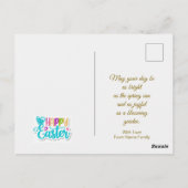 Bunny Ears Easter Brunch – Egg Brunch Party ポストカード (裏面)