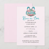 Bunny Ears Easter BRUNCH & HUNT 招待状 (正面/裏面)