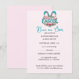 Bunny Ears Easter BRUNCH & HUNT 招待状