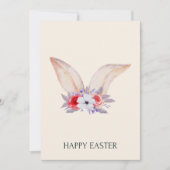 Bunny Ears Easter Party Invitation 招待状 (正面)