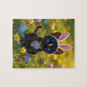 Bunny Ears & Purrs：フェリーニのイースター遊 ジグソーパズル (横)