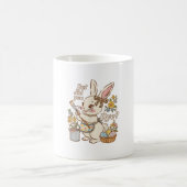 Bunny Egg But Did You Dye Funny Cute Easter Rabbit コーヒーマグカップ (中央)