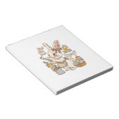 Bunny Egg But Did You Dye Funny Cute Easter Rabbit ノートパッド (アングル)