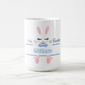 Bunny Face Baby  and Mug Personalized コーヒーマグカップ (中央)