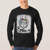 Bunny Face PSW Glasses Nurse Easter Day Tシャツ (正面)