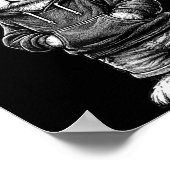 Bunny Face With Sungles Funny Easter Day For Boys  ポスター (角)