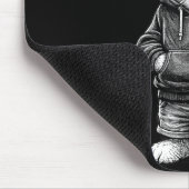 Bunny Face With Sungles Funny Easter Day For Boys  マウスパッド (コーナー)