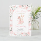 Bunny First Birthday 招待状 (スタンド正面)