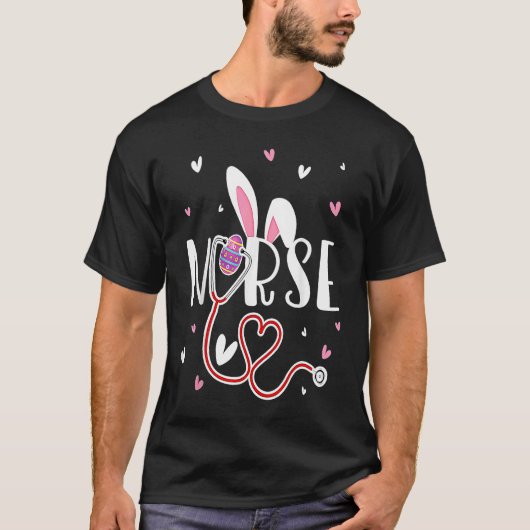 Bunny  for Dad Nurse Doctor Tシャツ (正面)