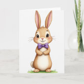Bunny Friend Greeting Card カード (正面)