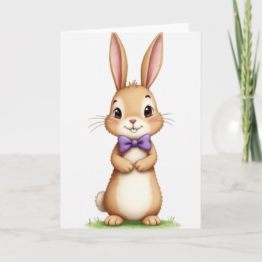 Bunny Friend Greeting Card カード (正面)