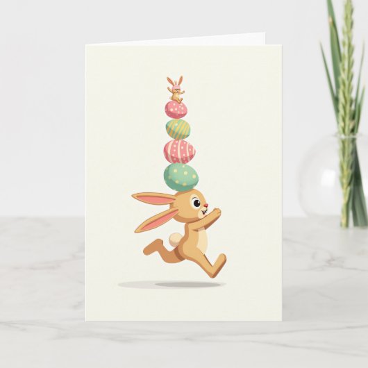 Bunny Friends Celebration Card カード (正面)
