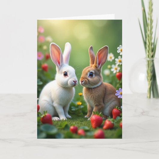 Bunny Friends Cute Encounter Card カード (正面)