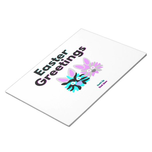 Bunny Fuzziesメモ帳 ノートパッド (アングル)