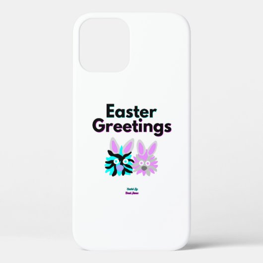 Bunny Fuzzies Apple iPhone 12ケース Case-Mate iPhoneケース (裏面)