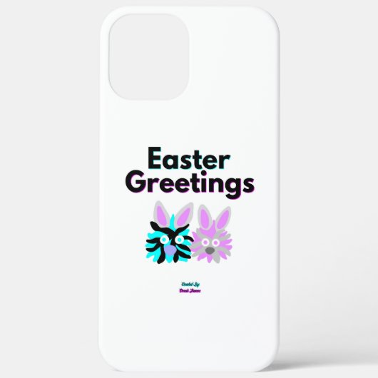 Bunny Fuzzies Apple iPhone 12 Pro Maxケース Case-Mate iPhoneケース (裏面)