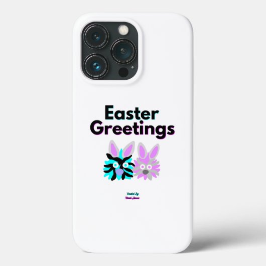 Bunny Fuzzies Apple iPhone 13 Proケース Case-Mate iPhoneケース (裏面)