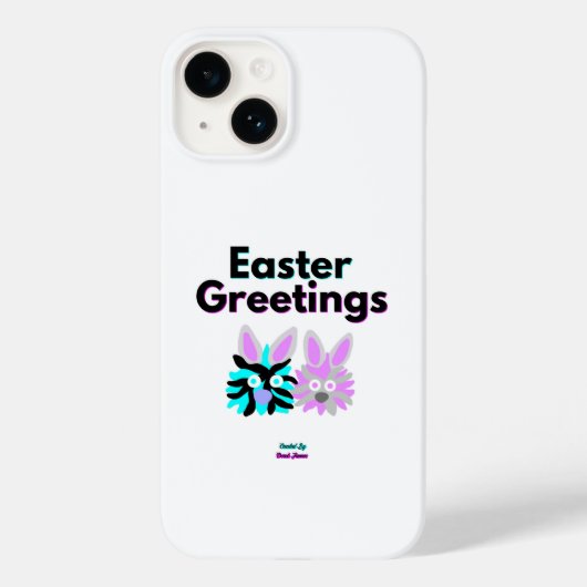 Bunny Fuzzies Apple iPhone 14ケース Case-Mate iPhoneケース (裏面)