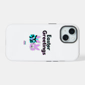 Bunny Fuzzies Apple iPhone 15ケース (裏面横)
