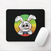 Bunny Gaming Easter Egg Hunting Video-game Control マウスパッド (マウス)