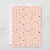 Bunny Garden First Birthday Invitation 招待状 (裏面)