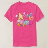 Bunny Gnome Rabbit Eggs Hunting Happy Easter Day F Tシャツ (デザイン正面)