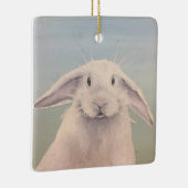 Bunny Hello セラミックオーナメント (右)