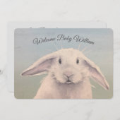 Bunny Hello 招待状 (正面/裏面)